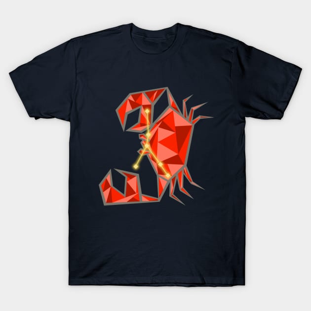 Cancer T-Shirt by AstroSkeleton